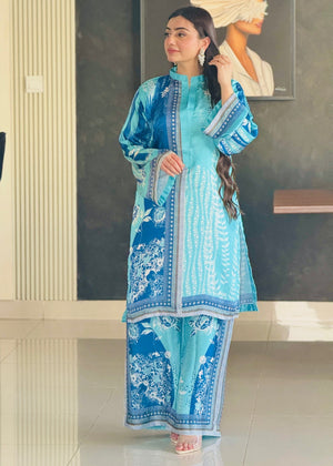 Sky blue Co Ord Sets for Women