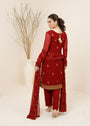 Red Kurta Set for Women