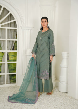 Sage green Kurta Set for Women