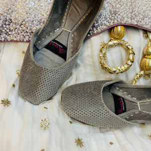 Grey Khussa for Women