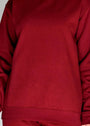 Maroon Sweatshirt for Women