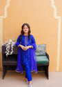 Sapphire blue Kurta Set for Girl
