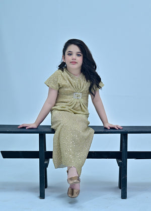 Gold Dress for Girl