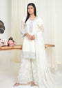 Off-white Kurta Set for Women