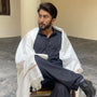White Shawl for Men