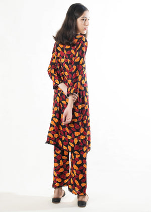 Black Kurta Set for Girl