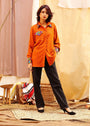Orange Kurti for Women