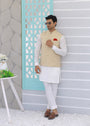 Beige Waistcoat for Men