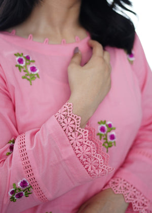 Pink Kurta Set for Women