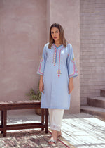 Ice blue Kurti for Women