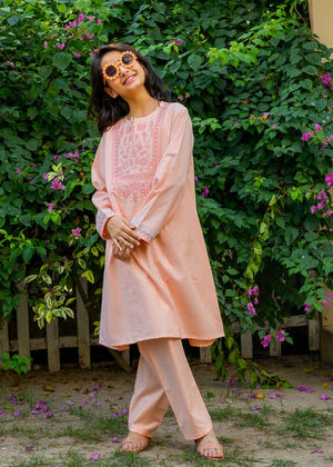 Pink Short Frock for Girl