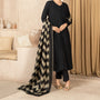 Charcoal black Shawl for Women