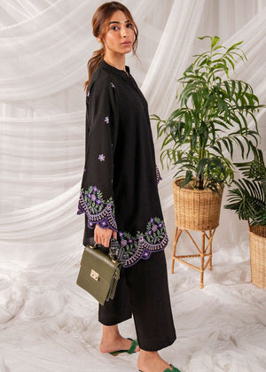 Black Kurta Set for Women