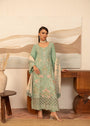 Pistachio green Kurta Set for Women