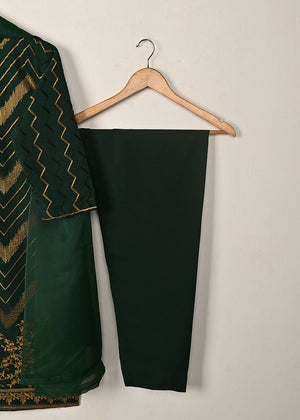 Bottle green Kurta Set for Women
