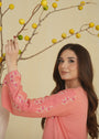 Coral orange Kurta Set for Women