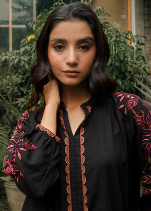 Black Kurta Set for Women