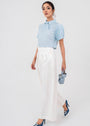 Egg shell white Pants for Women