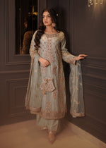 Ice blue Kurta Set for Women