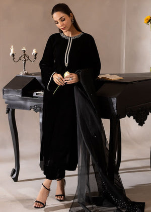 Jet black Kurta Set for Women