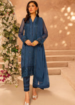 Sapphire blue Unstitched for Women