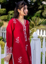 Red Kurta Set for Women