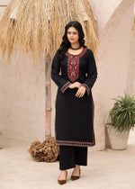 Black Kurta Set for Women