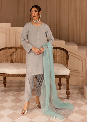 Ash grey Kurta Set for Women