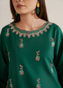 Green Kurta Set for Women