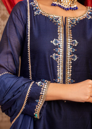 Navy blue Kurta Set for Women