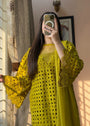 Olive green Kurta Set for Women