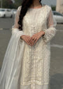 Off-white Kurta Set for Women