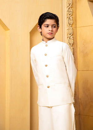 Cream Waistcoat for Boy