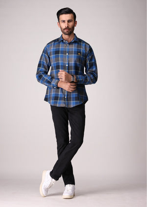 Blue Casual Shirt for Men