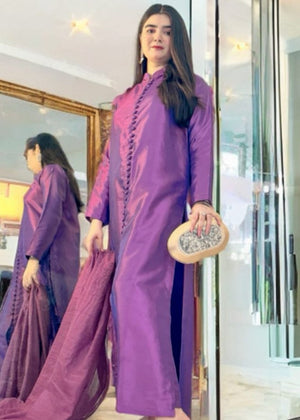 Purple Kurta Set for Women