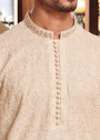 Off-white Kurta Set for Men