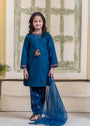 Teal Kurta Set for Girl