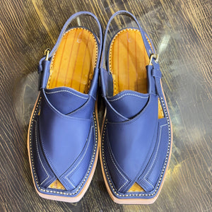 Blue Peshawri Chappal for Men