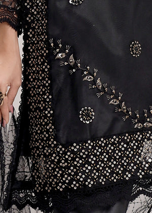 Black Kurta Set for Women