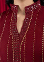 Maroon Pishwas for Women