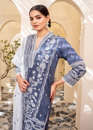 Slate grey Kurta Set for Women
