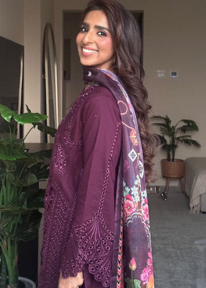Purple Kurta Set for Women