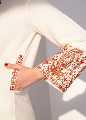White Kurta Set for Women
