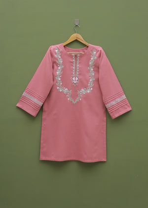 Tea rose pink Kurti for Women