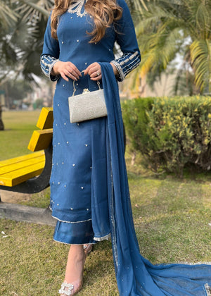 Navy blue Kurta Set for Women