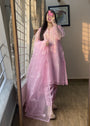 Pastel pink Kurta Set for Women