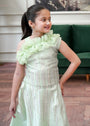 Pistachio green Lehenga for Girl