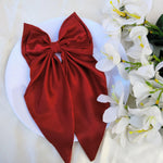 Blood red Hair Bow for Women