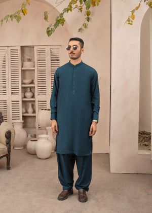 Sea green Shalwar Kameez for Men