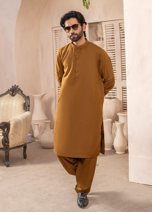 Brown Shalwar Kameez for Men